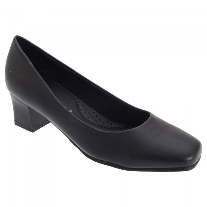 Comfort Plus Womens/Ladies Wider Fit Plain Court Shoes