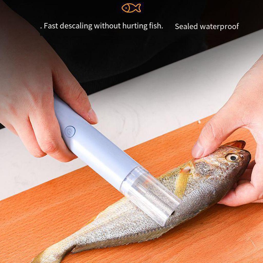 Effizienter Fischschuppenentferner Sicheres Fischhandhabungs- und Entschuppungswerkzeug Praktische Fischschälmaschine Praktisches Küchenwerkzeug
