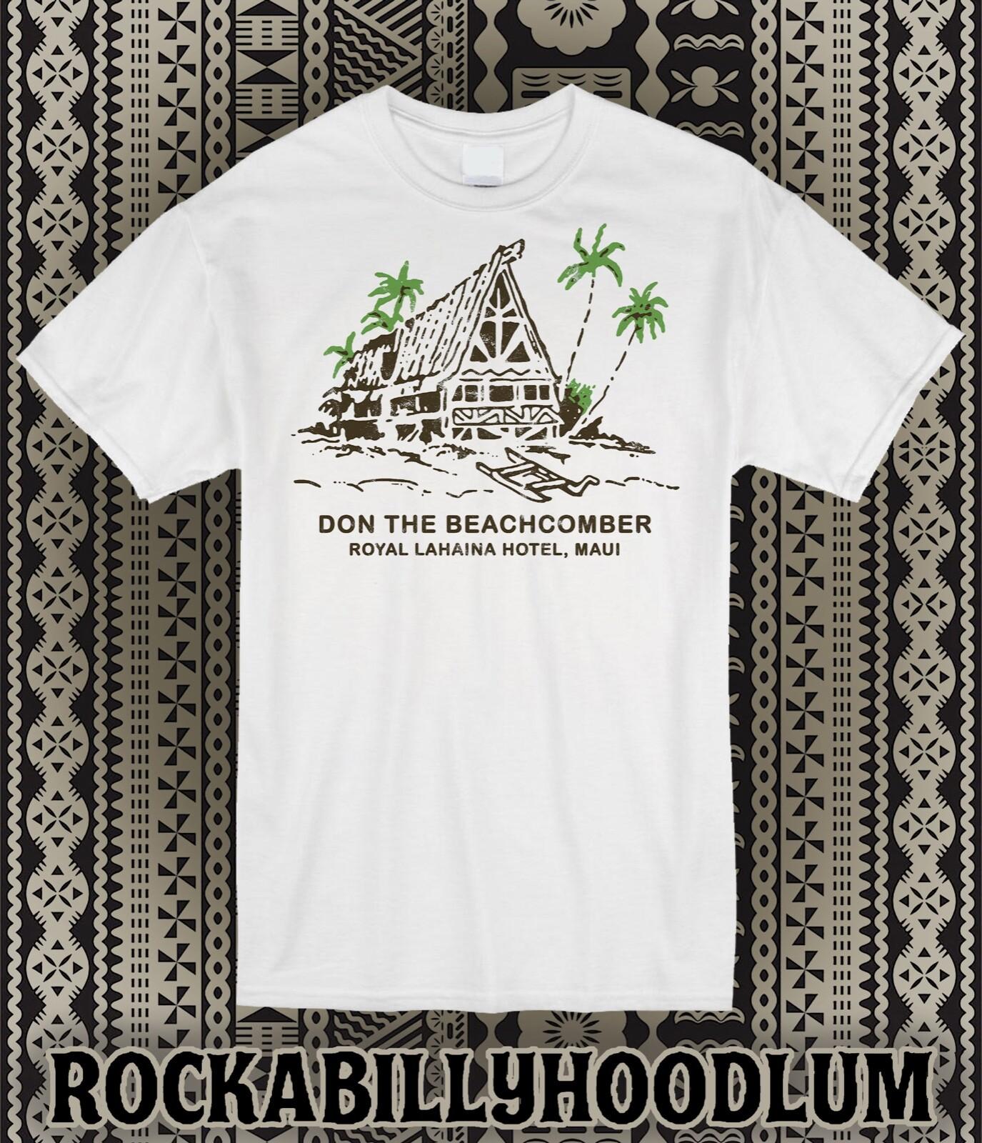 Retro Tiki T Shirt Bar Mug Restaurant Polynesian Don The Beachcomber Maui Hawaii XL