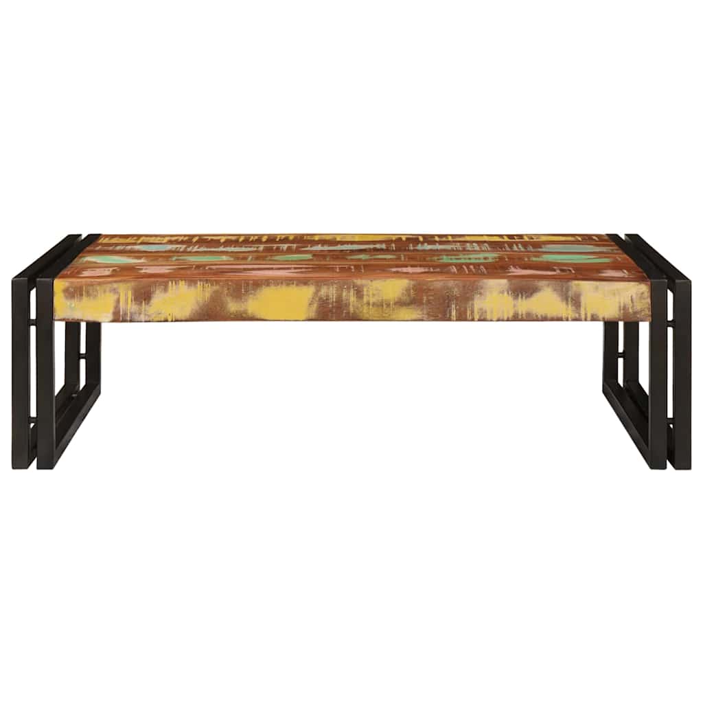 Bathroom Shelf for Multicolor 80 x 50 x 23 cm Solid Reclaimed Wood