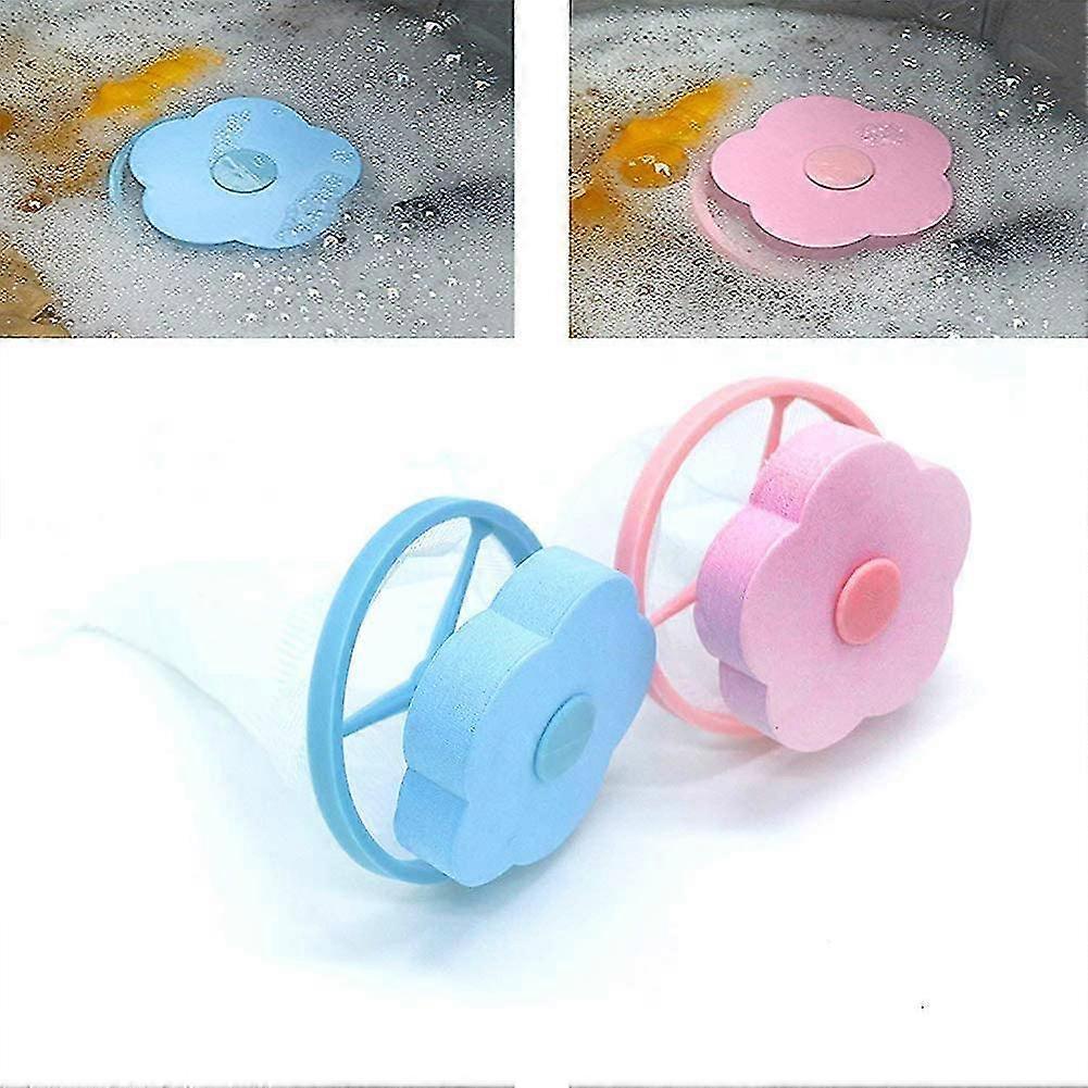 6pcs Washer Lint Catcher Lint Removers Washing Machine Floating Lint Mesh Bag - DD