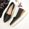 Fashion 2025 Spring and Autumn New Korean-style High-heeled Women's Shoes with Pointed Tips and Straw Weaving for Nurses