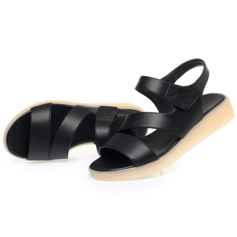 Fashion AIYUQI 2025 new women's sandals Flat non-slip Roman sandals for women Summer large size female shoes