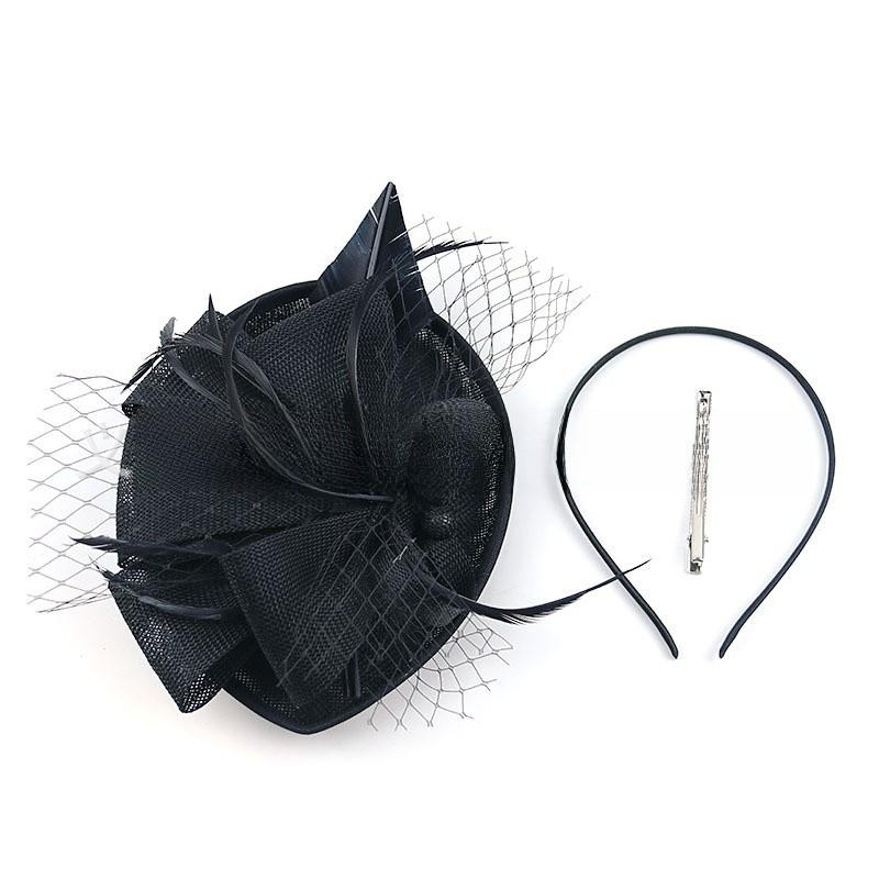 Art Deco Style Linen Hat With Short Brim For Vintage Fashion And Gatherings