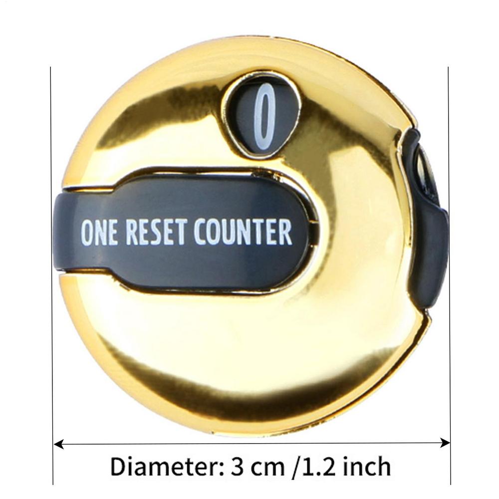 

Portable Golf Score Counter Golf Score Counter Clicker Golf Score Keeper With Touch Reset And Clip Attachment Quickly Return 0