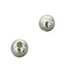S925 Sterling Silver 3D Round Faceted Beads for DIY Jewelry Accessories