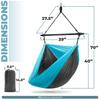 Hängender Hängesessel Baumkapsel Sensorischer Schaukelstuhl Outdoor Camping Cacoon Stuhl Faltbar und Leicht Schaukeln Schaukelstuhl Cha