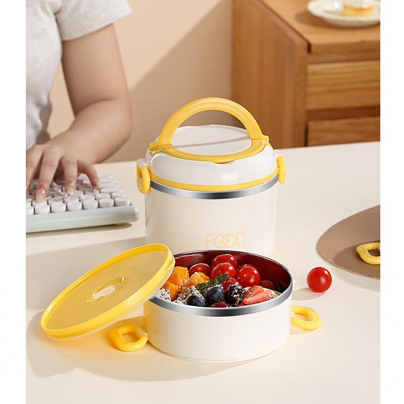 3-Layer Stainless Steel Thermal Lunch Box