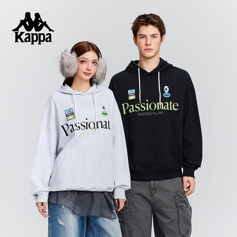 Kappa 2025 V-Neck American Retro Long Sleeve Sports T-Shirt KPCJDMT80