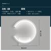 Modern LED Wall Lamps Minimalist Semicircular Aluminum Sconces For Living Room Bedroom Bedside Dining Rooms Illumination Fixture