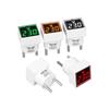 220V/230V Square Voltmeter Digital Voltmeter Portable Voltage Measurement Monitor