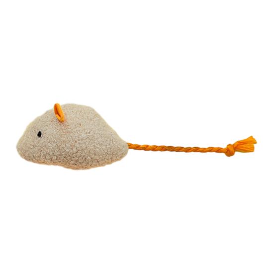 

Plush Mouse Cat Toy Soft Stuffed Mouse Toy with Rope Tail Prefilled Catnip Mouse Toy for Indoor Cats Play Hunting And Exercise 1pc