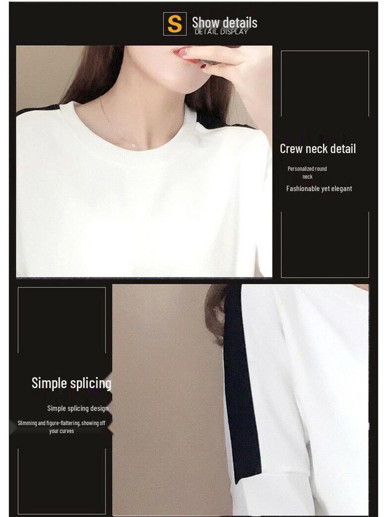 Women's Korean Style Casual Harem Pants Sports Suit - Autumn 2022 Fashion Two-Piece Set