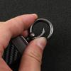 Car Carbon Fiber Style Keychain Microfiber Leather Key Chain For Toyota Harrier 30 60 80 XU30 XU60 XU80 2022 2023 Accessories