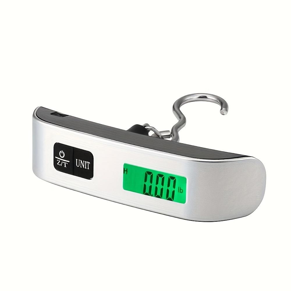 Precision Digital Luggage Scale Compact Portable Travel Scale with Backlit LCD Display Easy-to-Read Weight Auto Zero Tare