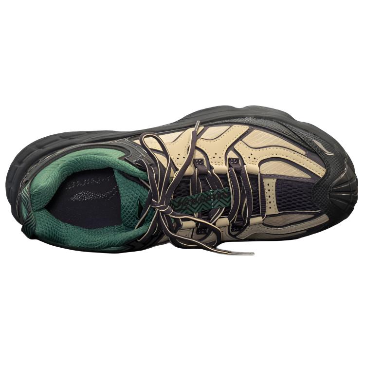 Li Ning Outdoor CF Tracing, Forest Shadow Cushioning Abrasion Resistant Slip Resistant Low top Hiking Shoes Unisex AHTV033-8