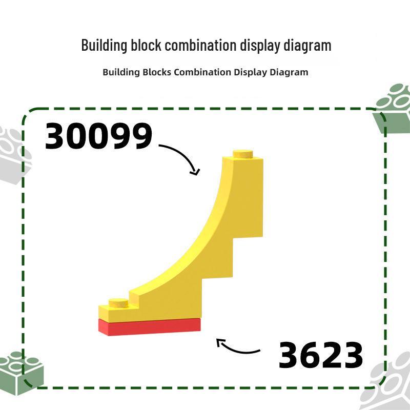 Wange 3623 Building Blocks: Compatible DIY Science Education Toy with Assembly Parts and Short 3-Hole Design