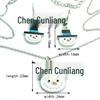 2019 Evropský a americký roztomilý vánoční náhrdelník se sněhulákem - Módní šperky
