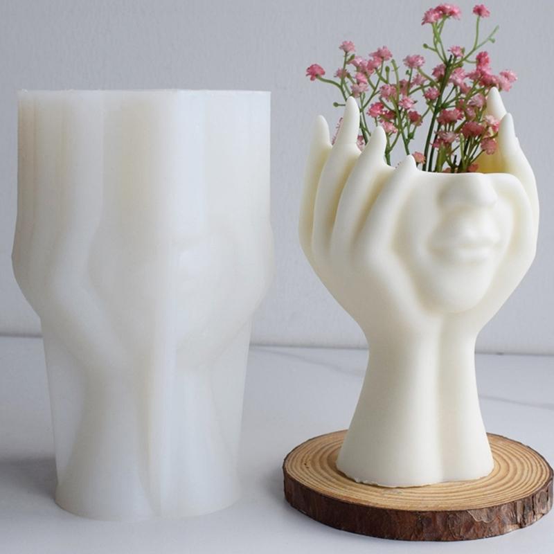 Frau Wange Unterstützung Vase Silikon Form Schmelzen, Der Cupcake Schokolade Handwerk Machen Form Liefert 55KF