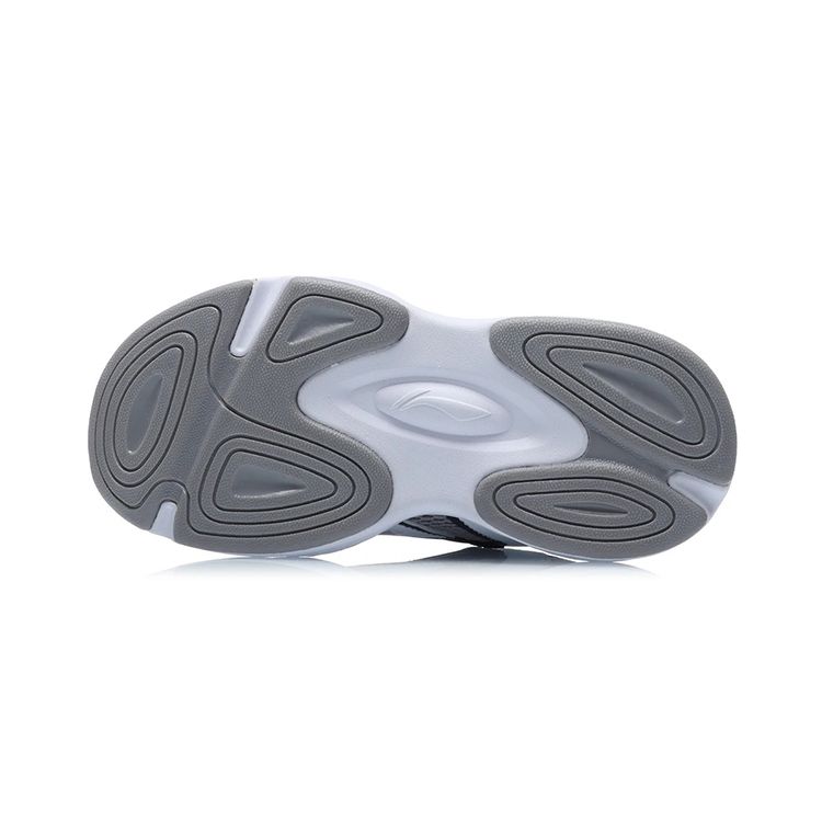 Li Ning Comfortable Fashion Casual Non-Slip Wear-Resistant Breathable Lightweight Low-Top Running Shoes Kids Sneakers White Blue YKNR044-5