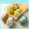 Charming Easter Decorative Storage Box Unique Iron Egg Candy Holder For Festive Decor