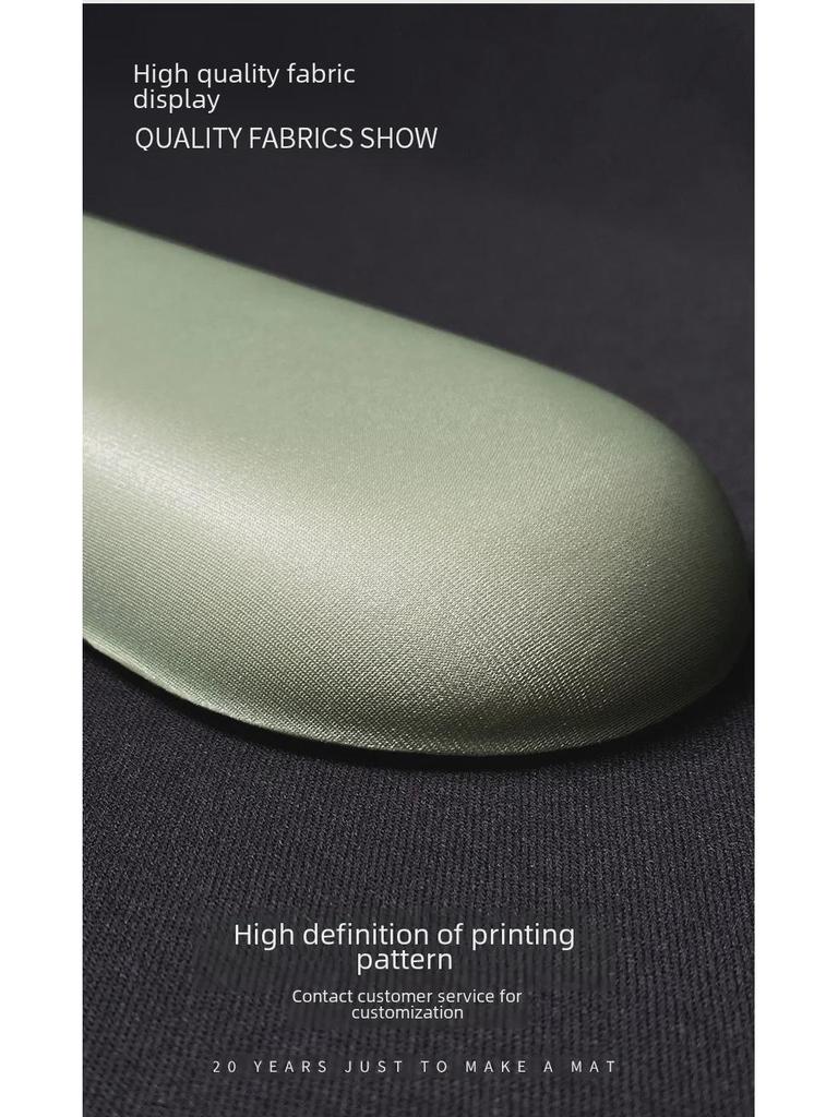 Macaronfarbenes Memory-Foam-Tastatur- und Maus-Handgelenkauflagen-Set, Schlichter Ins-Stil