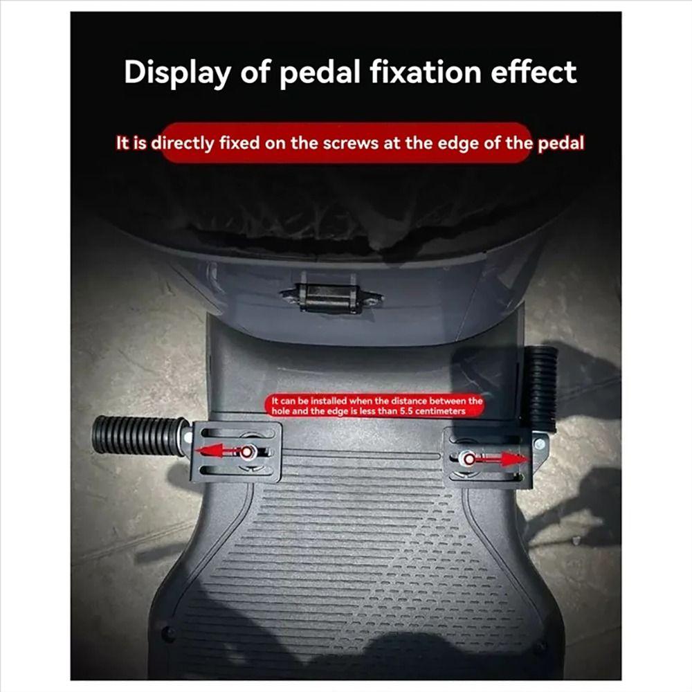 1Pair Universal Front Footrests Metal Deep Grooves Motorcycle Pedals Foldable Direct Installation Footpeg