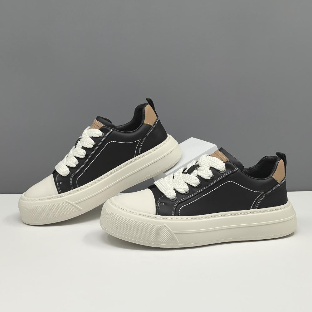 Leder Freizeitschuhe Rohleder Schuhe Trendige Schuhe Leder High-End