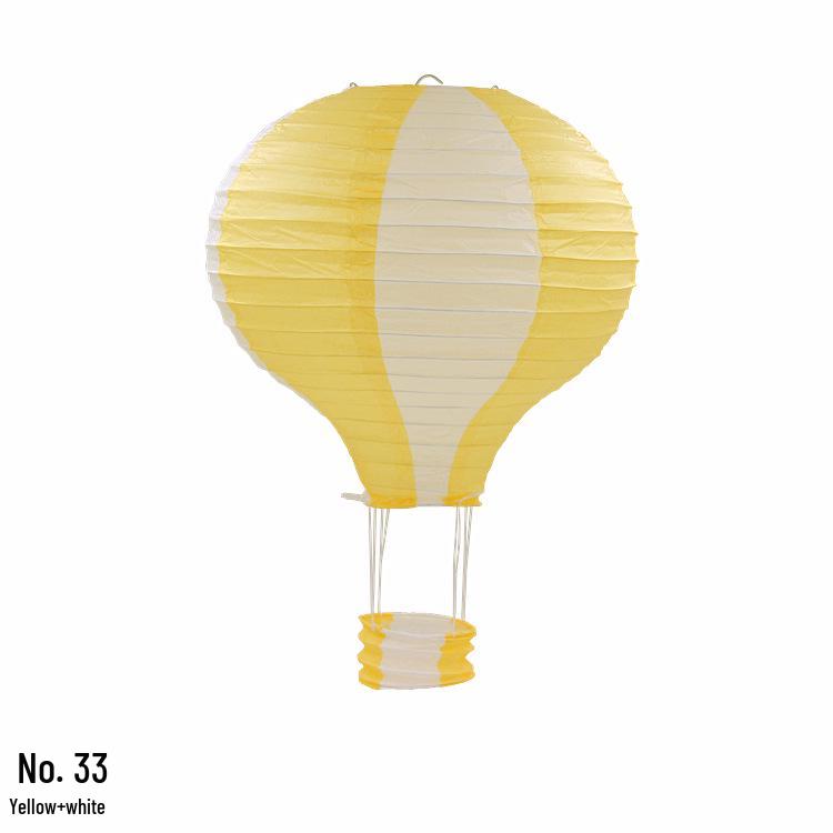 Hand-Folded Rainbow Hot Air Balloon Lantern - Christmas, Birthday, Party, Kindergarten Hanging Decoration