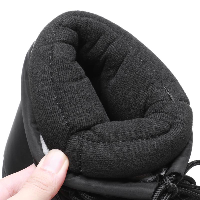 Cizme spațiale impermeabile antiderapante pentru export european 2025: Cizme de zăpadă noi, groase, călduroase, cu tub scurt