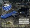 Matelas Gonflable DesertFox Tapis de Camping Pompe à Pied Liaison Infinie Épais Imperméable Résistant à l'Humidité Oreiller Inclus Ultra Léger Compact Camping en Voiture