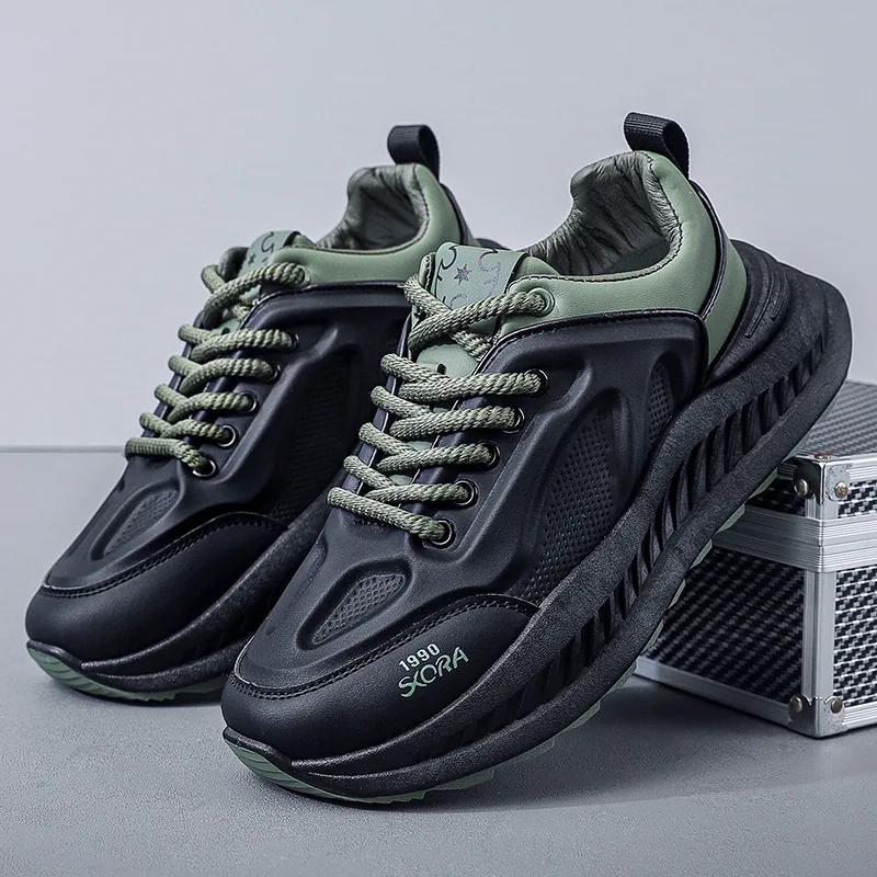 Men's Sneakers Casual Sports Shoes Men Autumn Fashion Lightweight Breathable Shoes Men Thick Sole Running Shoe Zapatillas Mujer