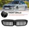 Gloss Black Front Kidney Grille Grill Fit BMW G20 320i 330i M340i 2023-2024
