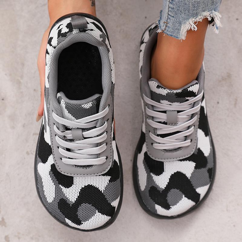 Camouflage Wide Toe Shoes For Women Loose Comfortable Walking Shoes Multifunctional Fashionable Barefoot Shoes Women'S Sneakers