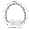 2026 Magnetic Curtain Tiebacks Braided Ball Buckle Punch Free Drapery Holdback Clips Tali Tirai Magnetik
