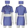Fifth Element Cosplay Flight Attender Costume For Halloween And Role Play