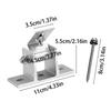 2 Pcs Aluminum Solar Panel Brackets Rust Prevention 15-30 Degree Angle Roof Solar Panel Bracket Solar Panel Tilt Mount Brackets