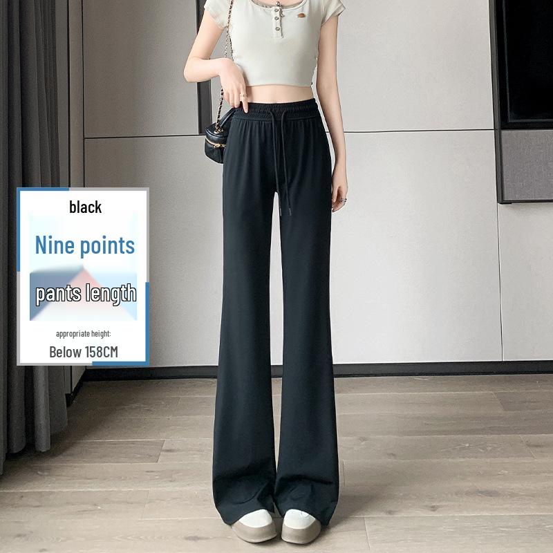 

Women s Micro Flare Ice Silk Yoga Sweats – Summer Quick-Dry Casual Trousers XXL