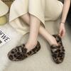 Internet Celebrity Versatile Casual Versatile Wool Slippers Women 2025 Autumn New Wear Heightened Thick-soled Lamb Wool Cotton Mop