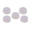 5 Pieces Surfing Surfboard Leash Cup Repair Plug Stainless Steel Bar (White)