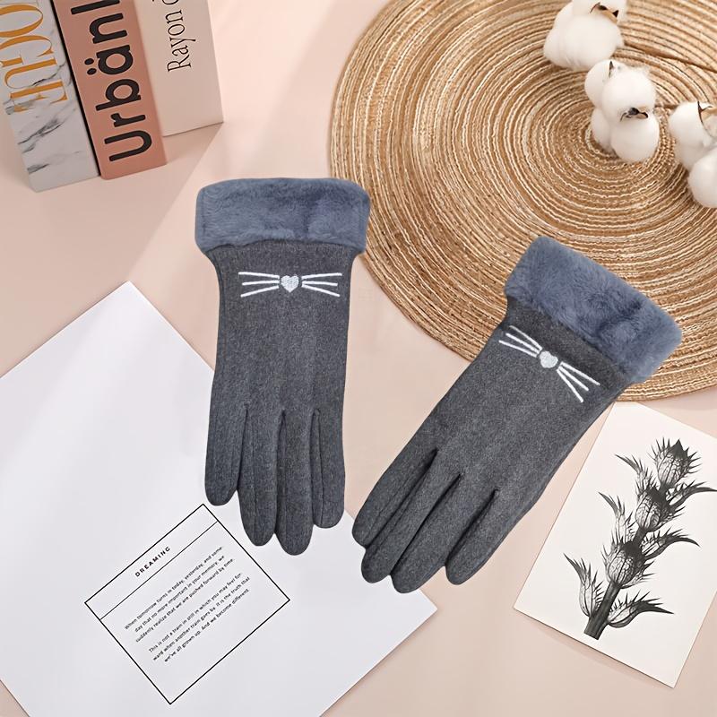 

Женские зимние уличные теплые перчатки для верховой езды, толстые и морозостойкие перчатки с сенсорным экраном, носят для бега и выхода на улицу