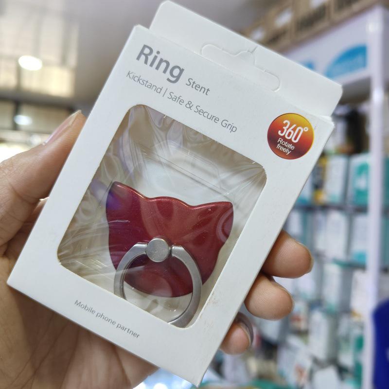 

Trendy Rotating Acrylic Phone Ring Holder Stand - Colorful, Lazy Design for Men & Women