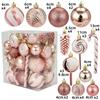 29/36/40pcs Christmas Ball Silver Red Christmas Tree Hanging Pendants Printed Special-shaped Gold Christmas Spheres  New