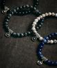 Ramolin Shell Bead Silver Bracelet