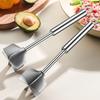 Meat Chopper Tool, Stainless Steel Ground Beef Crusher with 6 Blades, Hamburger Masher for Turkey Chicken, Potato Masher & Food Processor