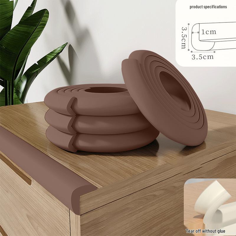Soft Foam Edge and Corner Anti-Collision Protection Strip for Table, Window, Door, and Sill