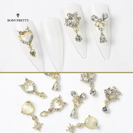 

Exquisite Nail Rhinestone Nails Ornaments Gloss Mini Nail Art