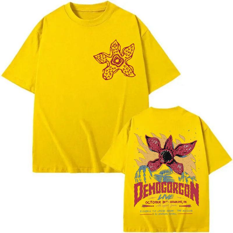 Eddie Munson The Demogorgon Tshirt Cannibal Flower Monster Graphic T Shirts Men Women Clothing Gothic Fashion Vintage Tshirts