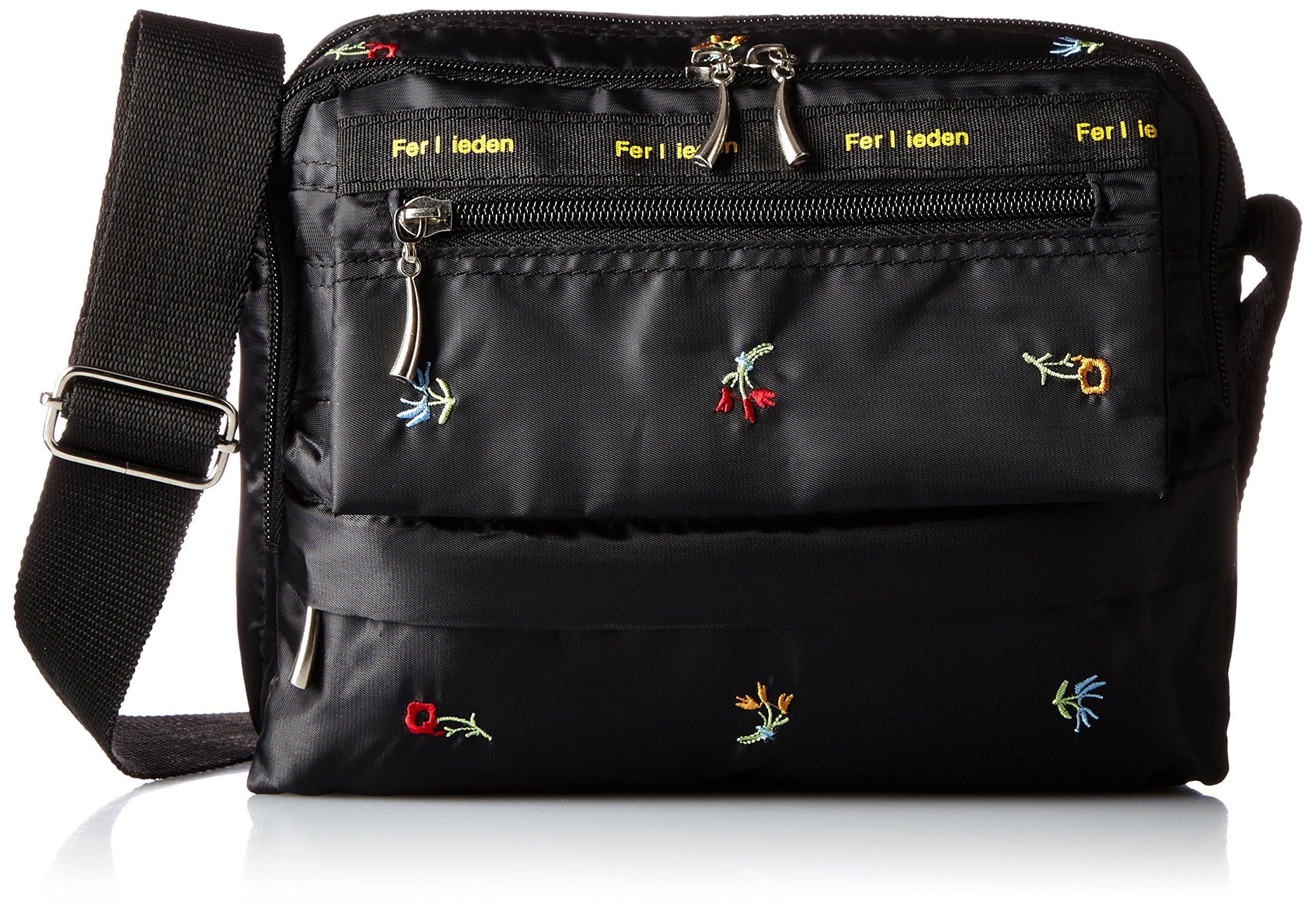 

Partner Small Floral Embroidered Shoulder Bag 4792-96 (Black)