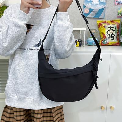 Bag New Casual Light Crossbody Bag Ladies Versatile Large Capacity College Students Commuting Single Shoulder Dumpling Bag